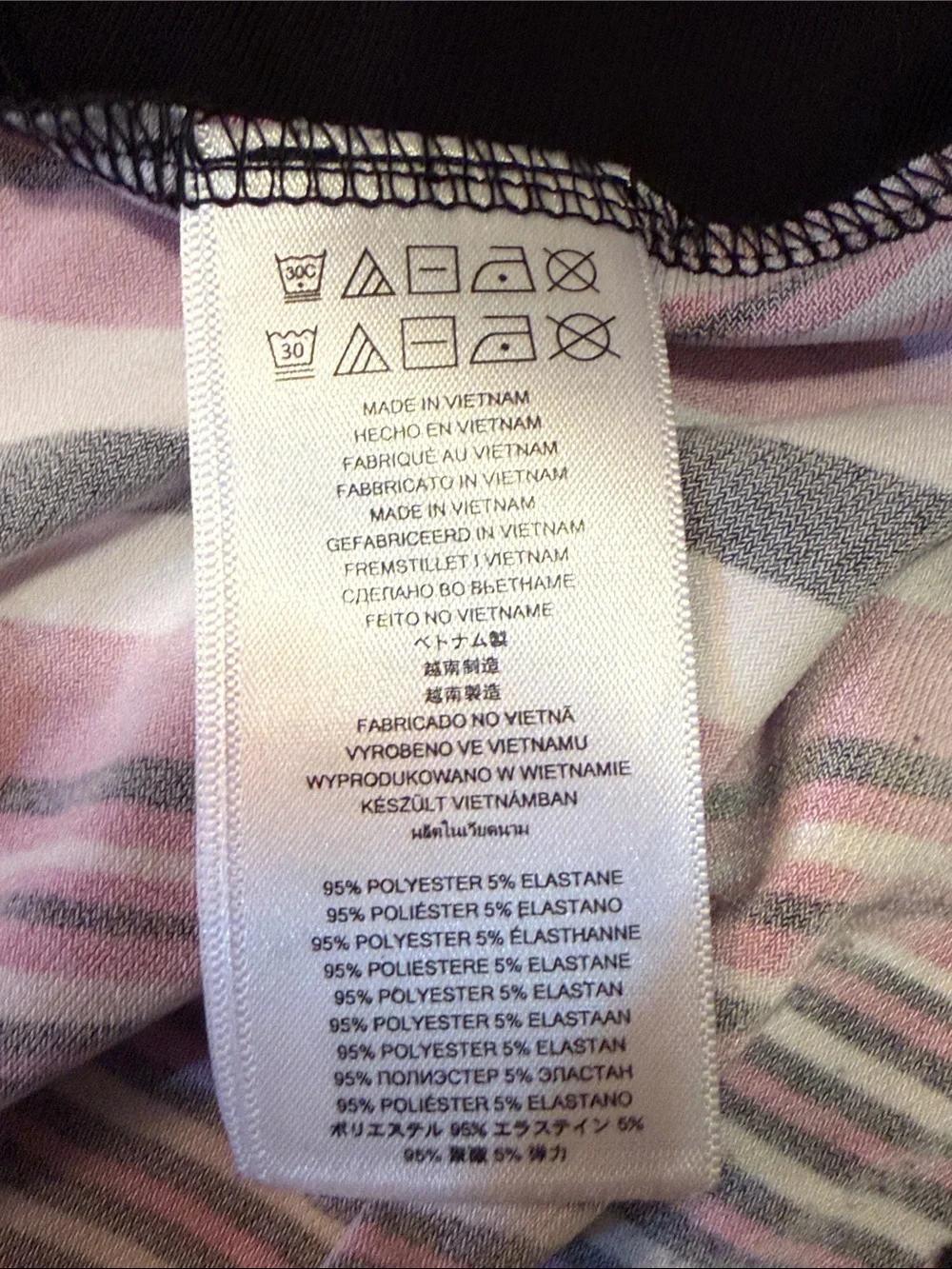 Michael Kors Black and Pink Geometric Maxi Dress